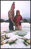 kids ice fishing